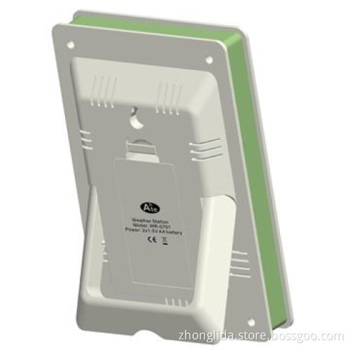 Wireless Digital Rain Gauge with Clock, Temperature Alarm, 0 to 9,999mm Rainfall Display Range